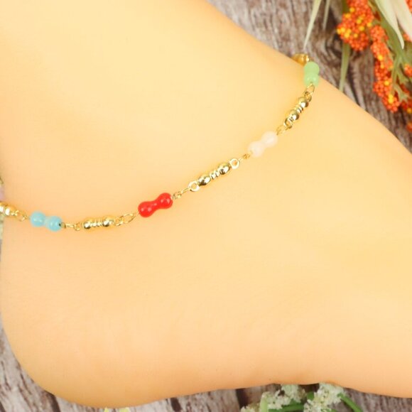 Dainty Anklet for Women – Elegant Everyday Jewelry & Perfect Gift | MLCRC1808 - Picture 8 of 10
